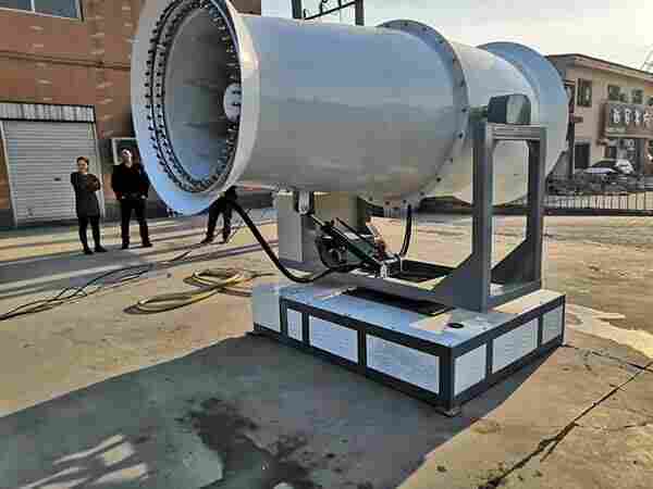 全自动遥控场地除尘雾炮机 远程高压环保空气净化喷雾机