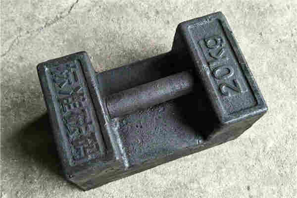 贵阳25公斤锁砝码状