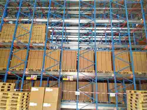 张家口物流中心立体库货架检测