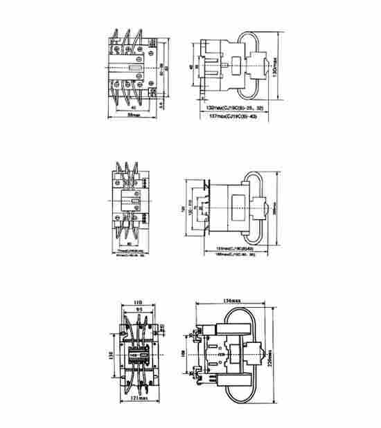 CJ19-150切换电容器接触器仪器仪表用