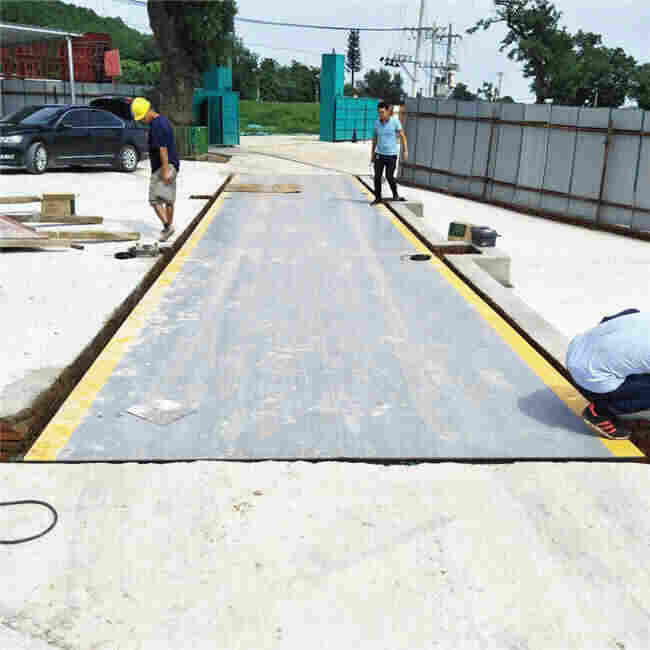 桂林80吨3x18米物联网电子地磅秤