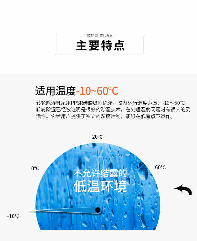 低温低露点锂电池转轮除湿机组整体设计方案