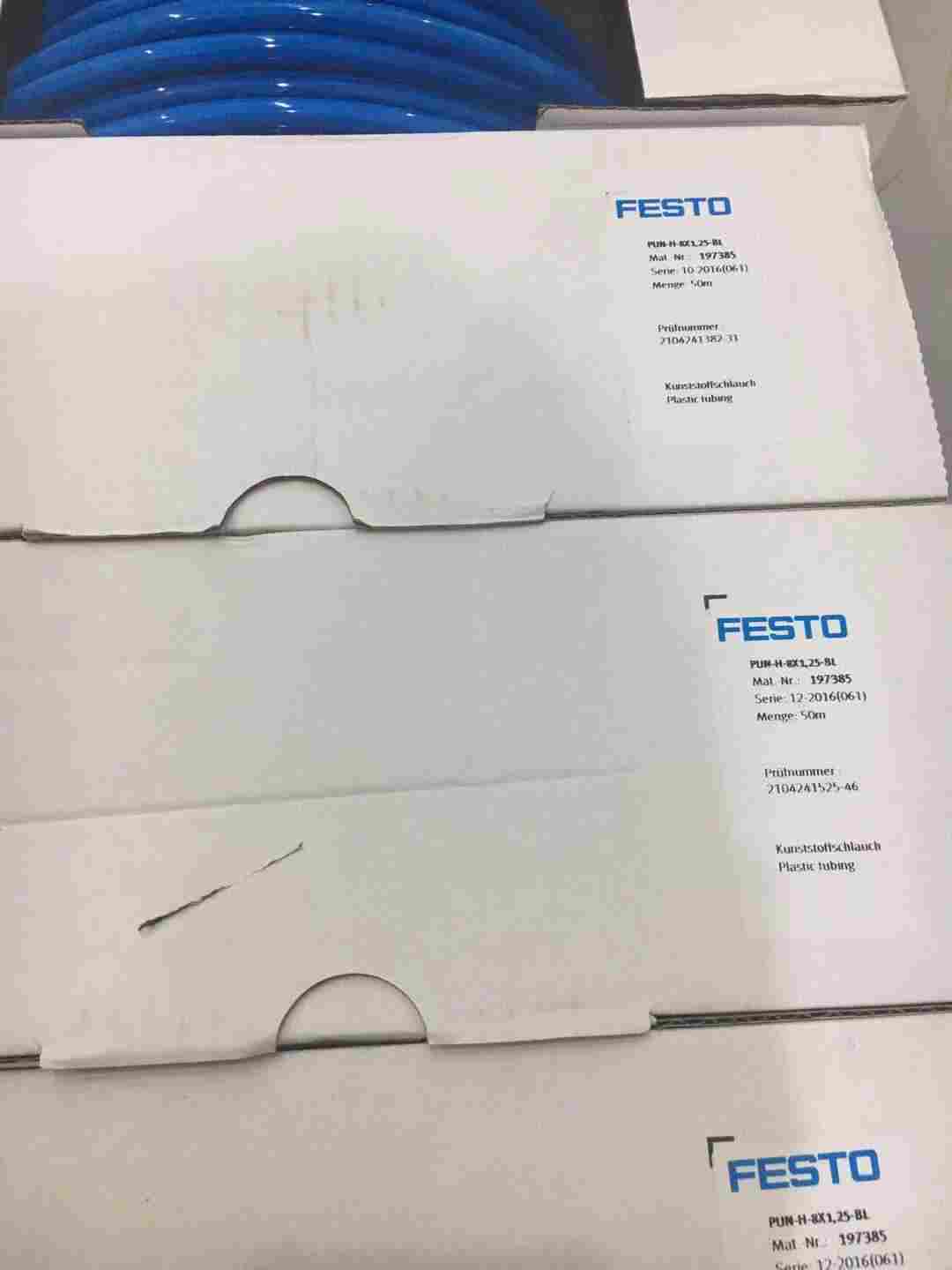 外径介绍FESTO聚氨酯管PUN-6X1-BL