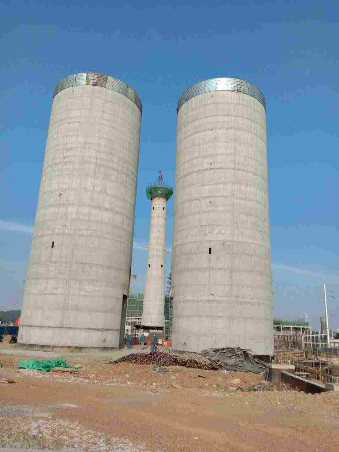 吉安砖烟囱开裂维修公司.电话