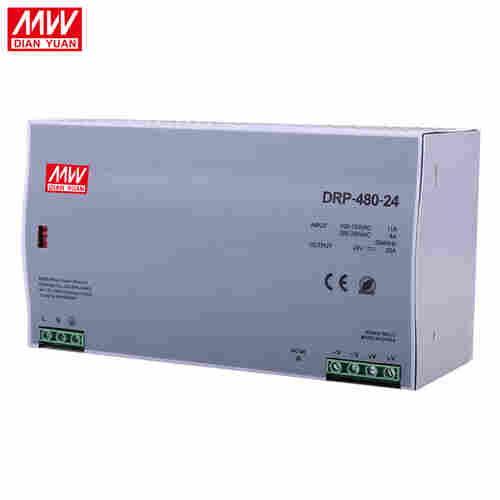 湖南省明纬MW开关电源代理商现货DRP-480S-24