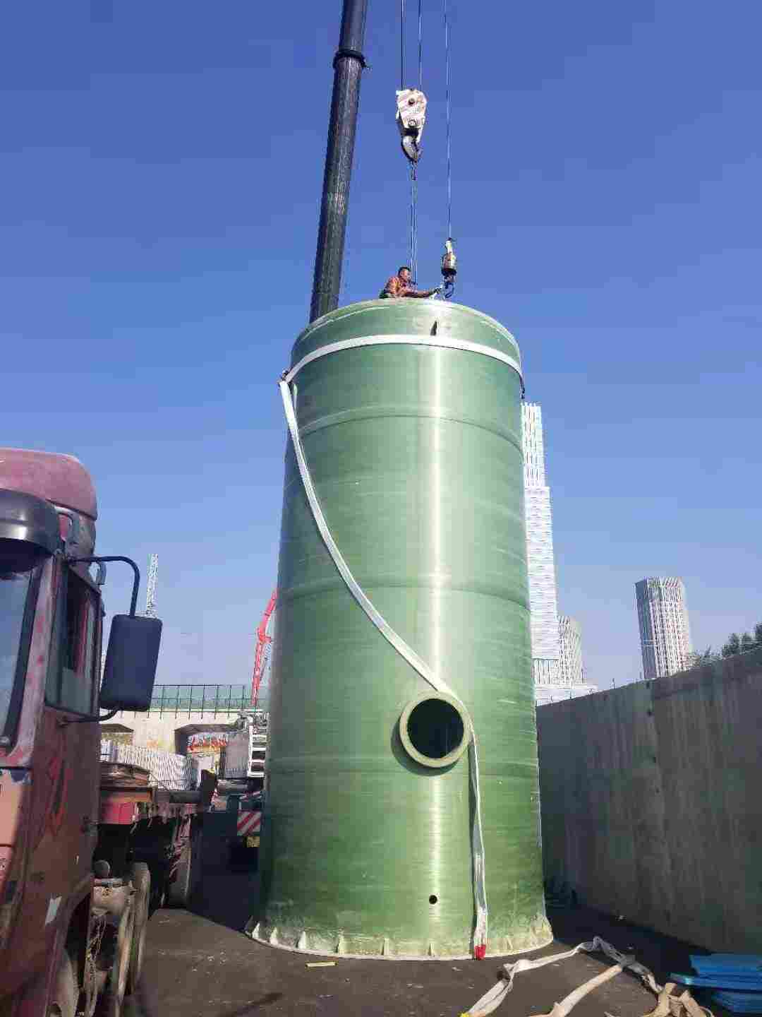 湖北孝感一体化污水泵站