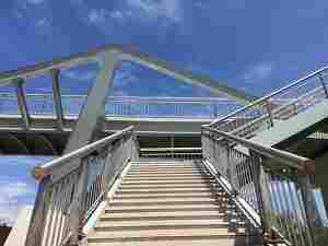 人行天桥钢结构焊缝超声波探伤机构-广州安普