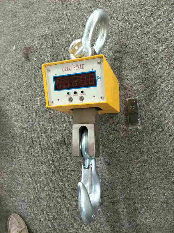 波阳6000KG塔吊电子吊磅称钢材用