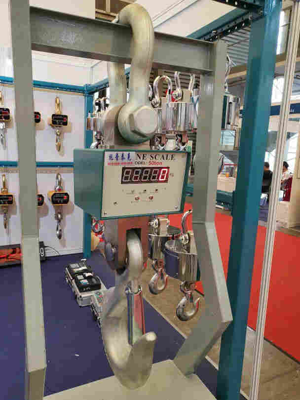 波阳6000KG塔吊电子吊磅称钢材用