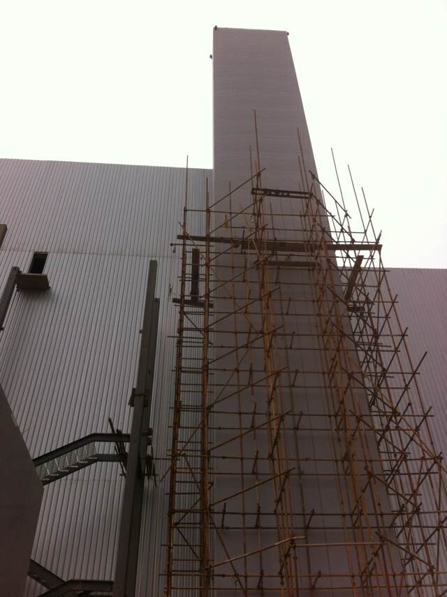 徐州烟囱新建公司---高空作业