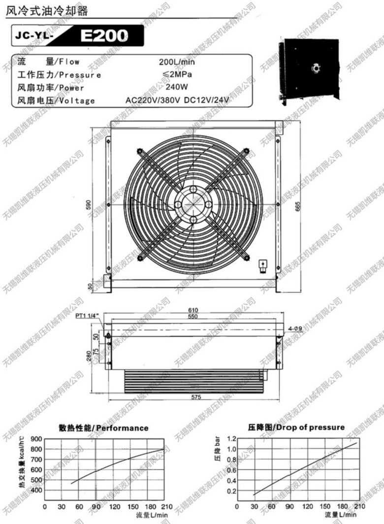 忻州,JC-YL-AH1680,风冷式油冷却器,怎么样