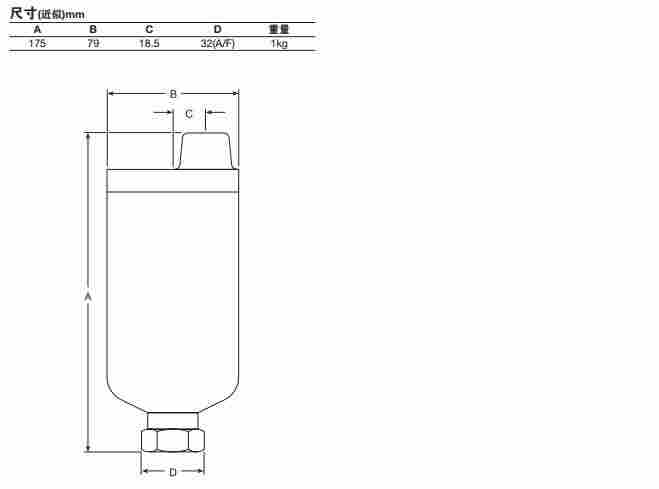 斯派莎克AE50S排空气阀