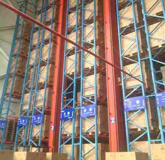 辽宁营口鹏昊酒业全自动立体库货架检测