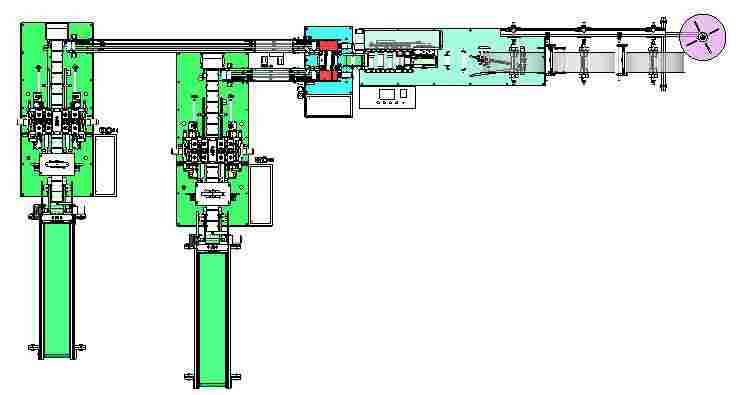 一托二外耳带平面口罩机