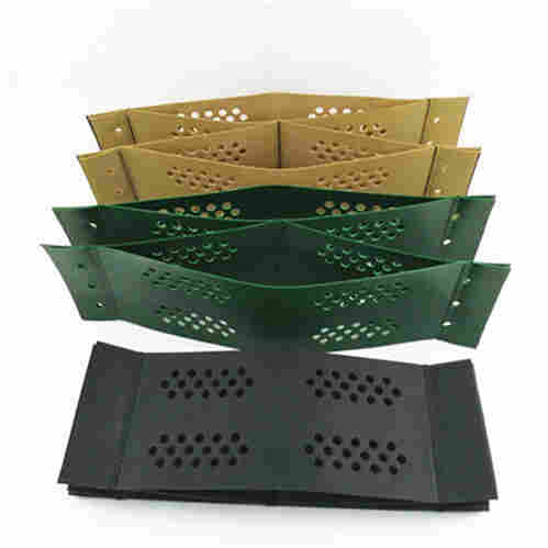 蜂巢格室厂家/深圳--挡土墙防护普通土工格室/