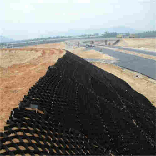 蜂巢格室厂家/朔州--挡土墙防护普通土工格室/