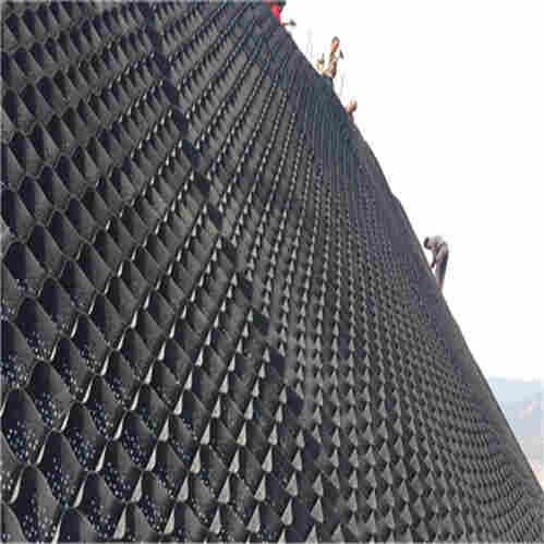 蜂巢格室厂家/朔州--挡土墙防护普通土工格室/