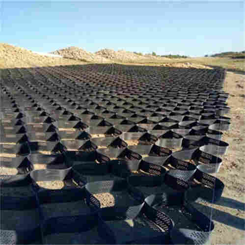 蜂巢格室厂家/朔州--挡土墙防护普通土工格室/