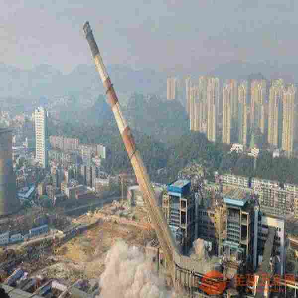 溧阳烟囱拆除-拆除