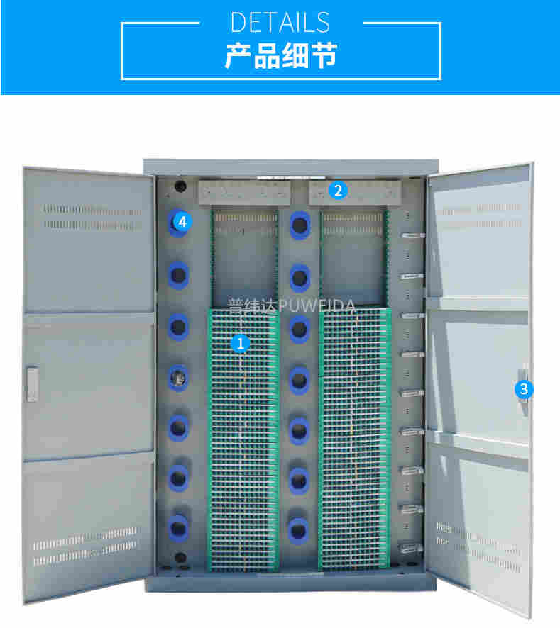 144芯光纤ODF配线架、尺寸图文