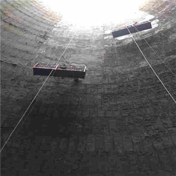 砖混烟囱人工拆除-宏顺建设