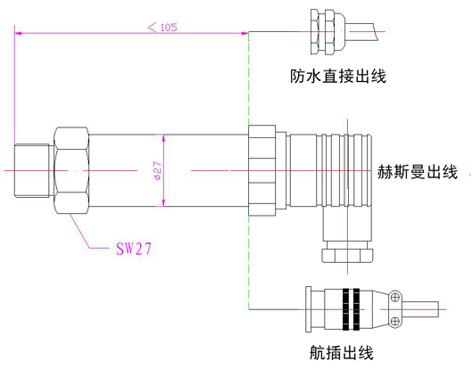 CYG1102型隔离膜压力变送器 