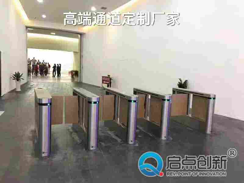 湖北艺术场馆人行通道闸安装，通道闸检票刷卡管理系统