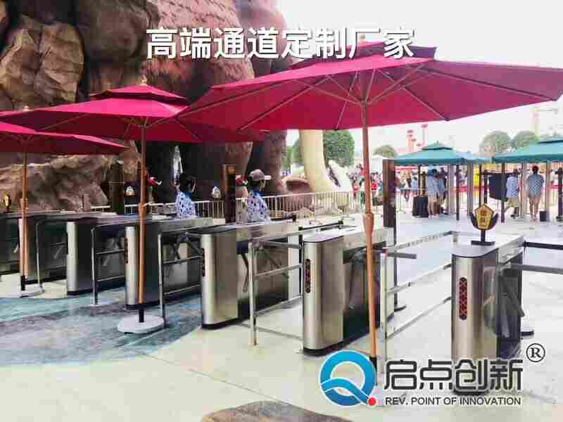 湖北艺术场馆人行通道闸安装，通道闸检票刷卡管理系统