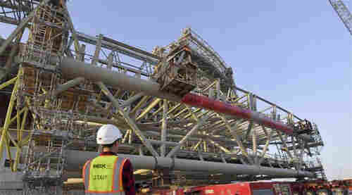 山东临沂第四中学体育馆钢构件无损探伤