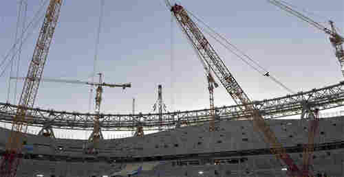 山东临沂第四中学体育馆钢构件无损探伤