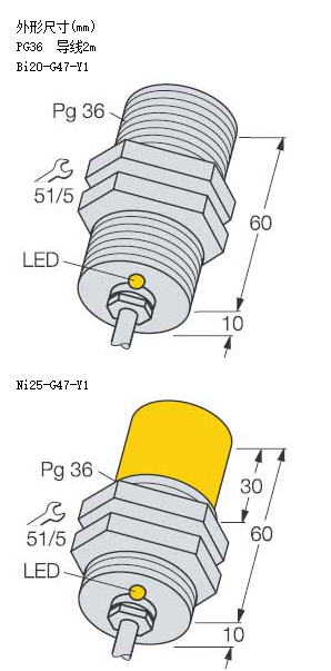 NI8U-M12-AN6X圆柱螺纹传感器，德国TURCK产品预售