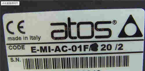 ATOS放大器 E-MI-AC-01F 21/2 