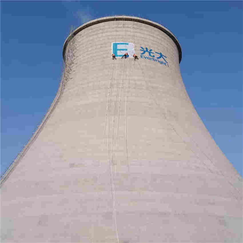 北宁更换烟囱爬梯走台-宏顺建设