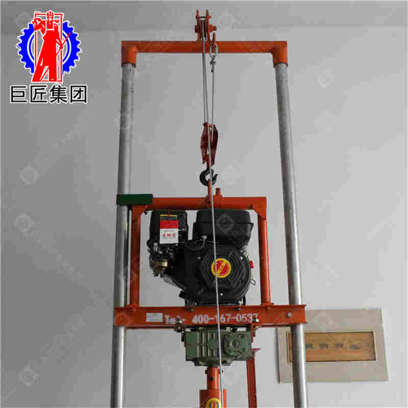 直接加92号就可以工作的大马力打井机野外打井就用它