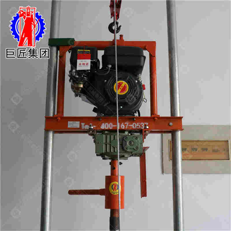 直接加92号就可以工作的大马力打井机野外打井就用它