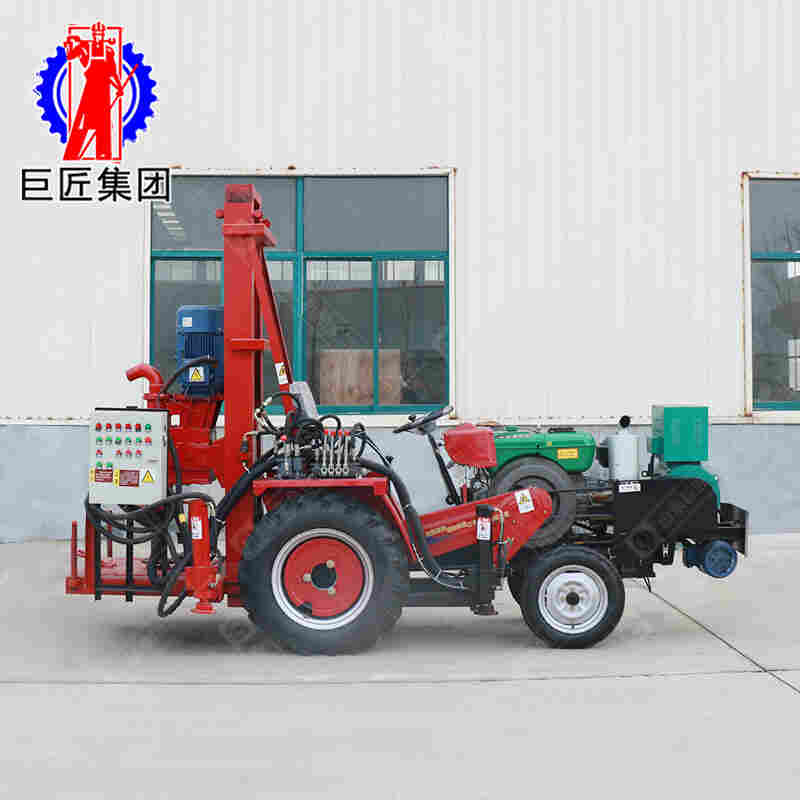 柴电两用JZ-C型拖拉机载正循环打井机效率高