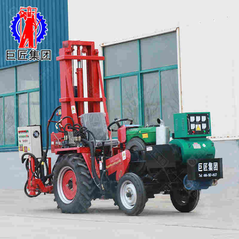 柴电两用JZ-C型拖拉机载正循环打井机效率高