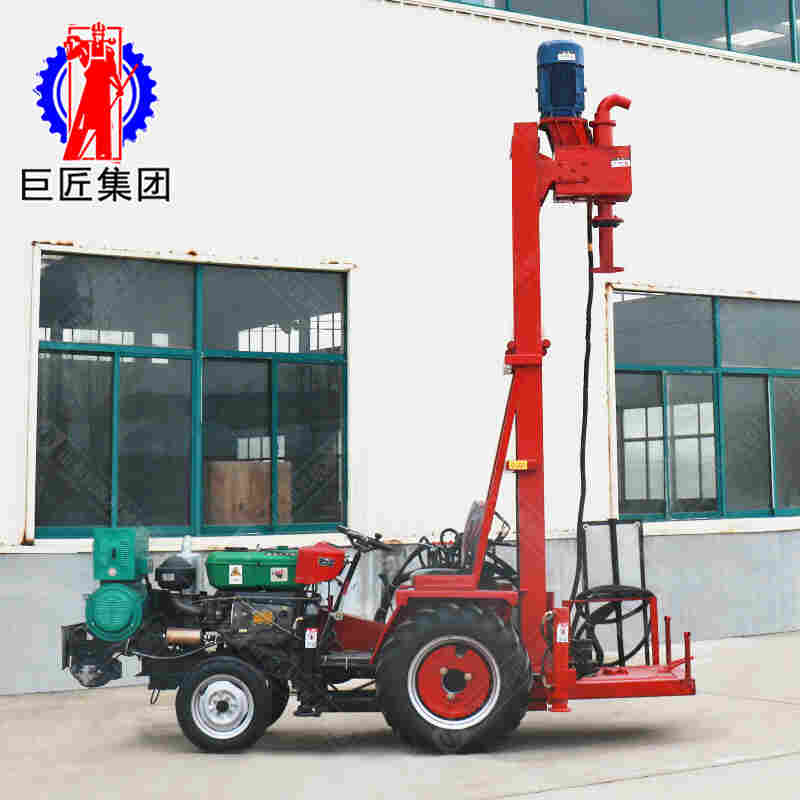 柴电两用JZ-C型拖拉机载正循环打井机效率高