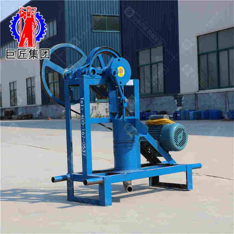 反循环内吸泵农村打井时配合打井机-起使用的巨匠牌压井机