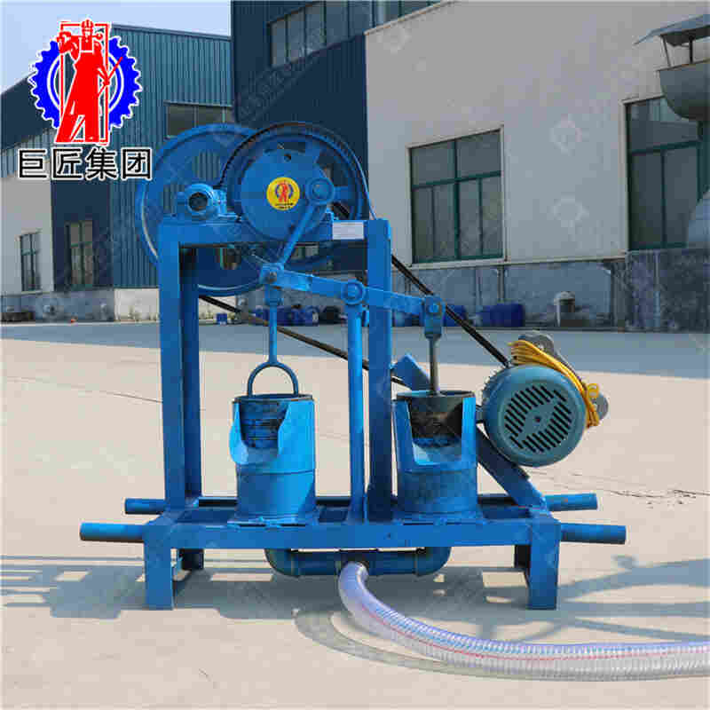 反循环内吸泵农村打井时配合打井机-起使用的巨匠牌压井机