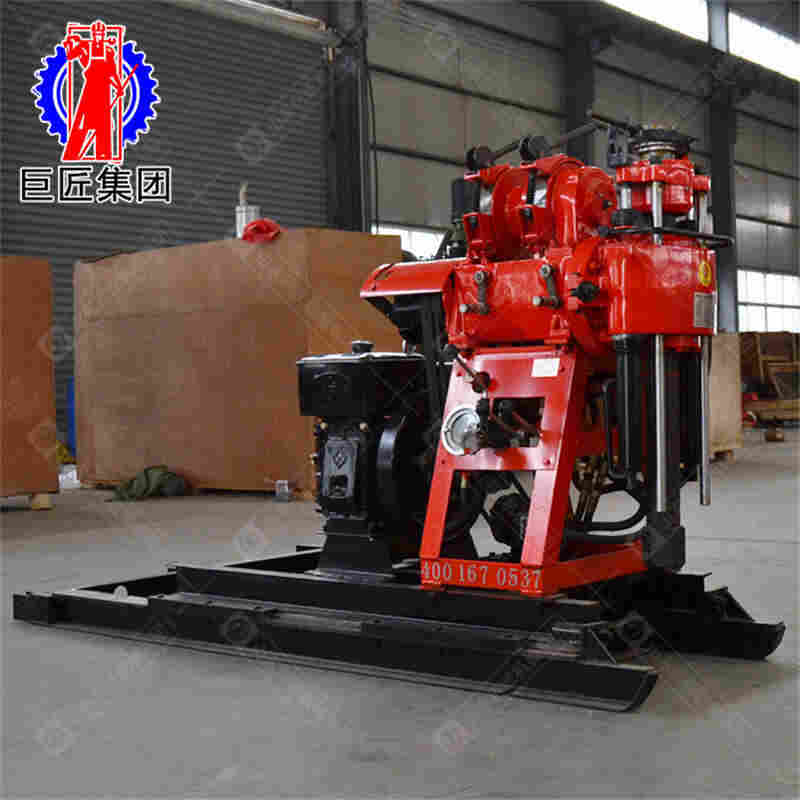 自带移机功能的液压地质勘探钻机打130米的岩心取样钻机动力足