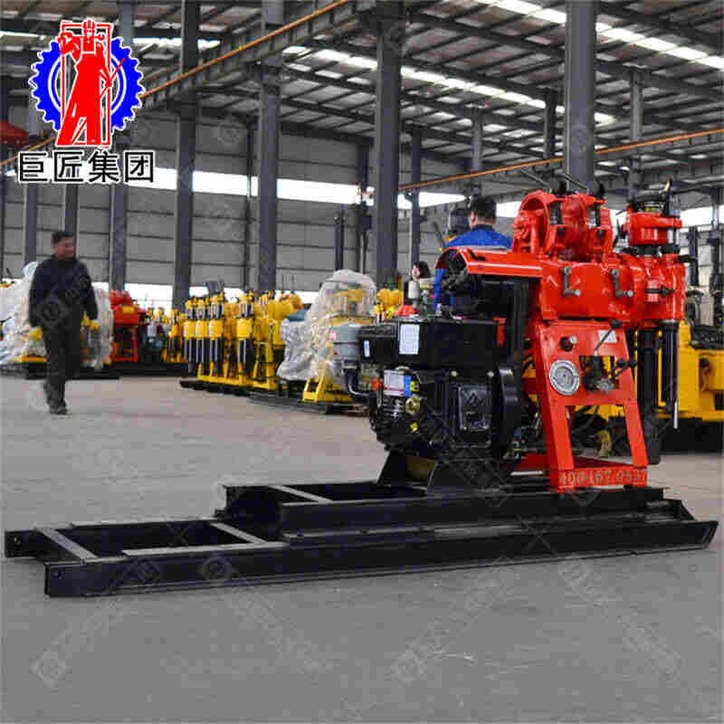 自带移机功能的液压地质勘探钻机打130米的岩心取样钻机动力足