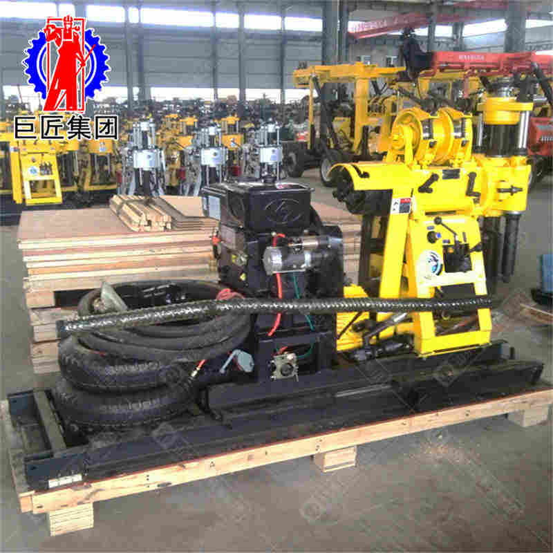 轮式液压水井钻机巨匠牌130米多功能打井钻机速度快下钻效率高