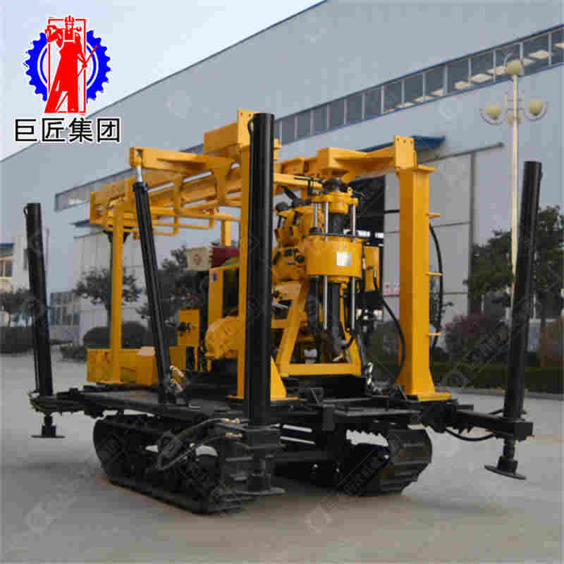 大马力地表钻机巨匠牌履带液压勘探钻机能打130米岩心取样钻机