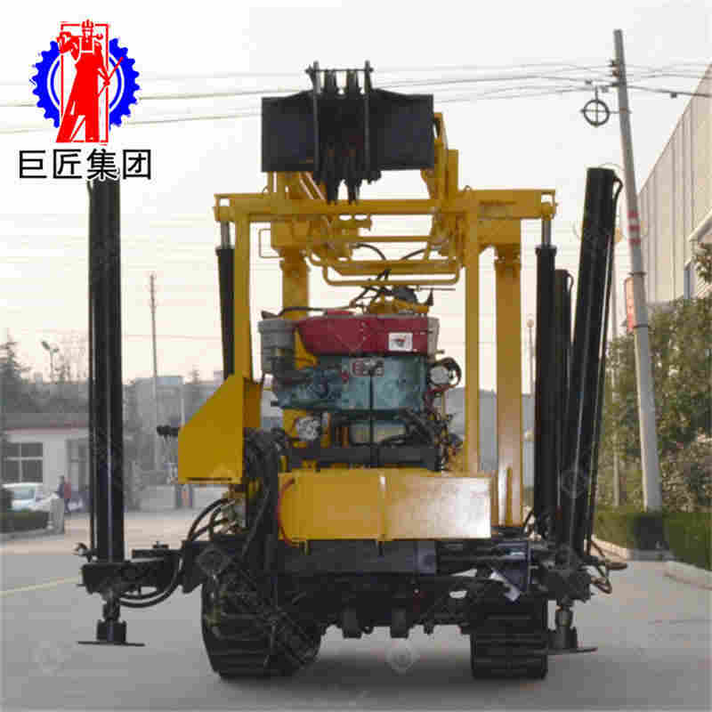 大马力地表钻机巨匠牌履带液压勘探钻机能打130米岩心取样钻机
