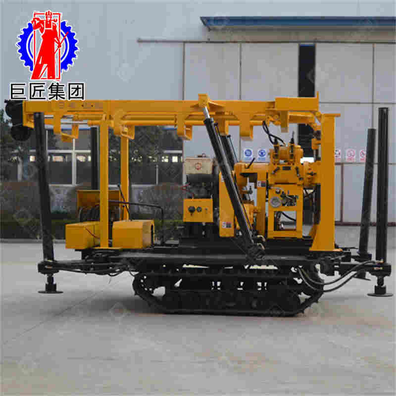 大马力地表钻机巨匠牌履带液压勘探钻机能打130米岩心取样钻机