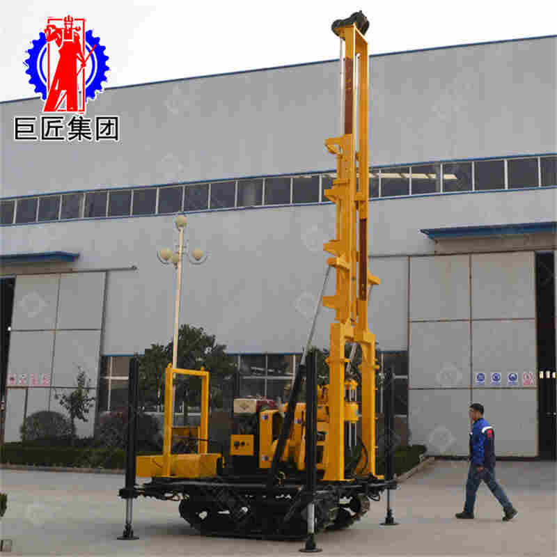 大马力地表钻机巨匠牌履带液压勘探钻机能打130米岩心取样钻机
