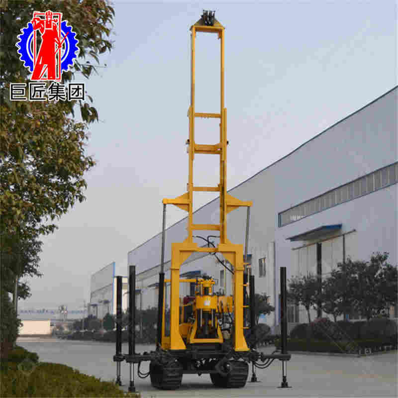 大马力地表钻机巨匠牌履带液压勘探钻机能打130米岩心取样钻机