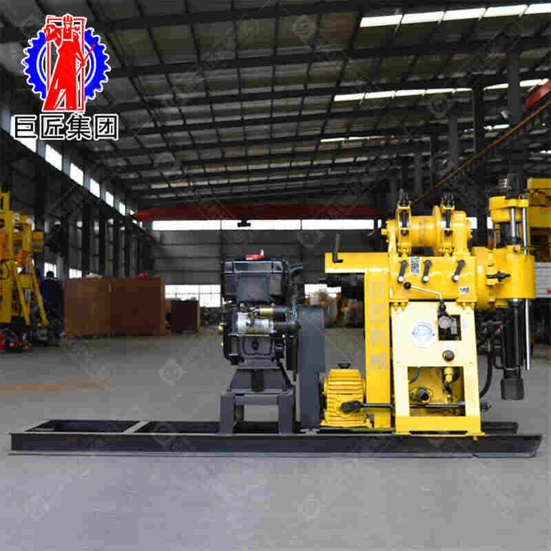 22马力水冷柴油机动力液压勘探钻机能打200米的岩心取样钻机