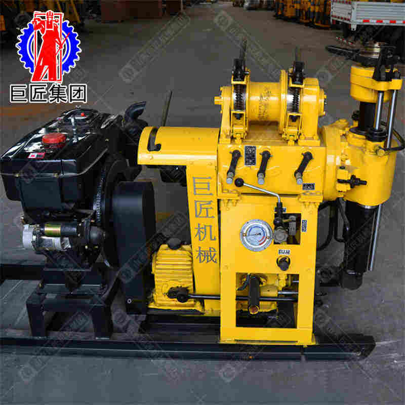 22马力水冷柴油机动力液压勘探钻机能打200米的岩心取样钻机